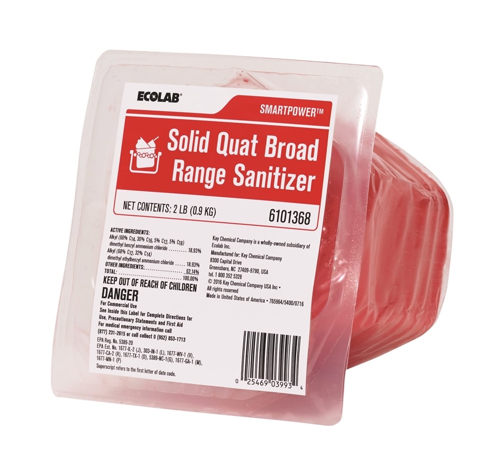 san　394030×2 GuestSupply US | Ecolab® SMARTPOWER Solid Quat Broad-Range